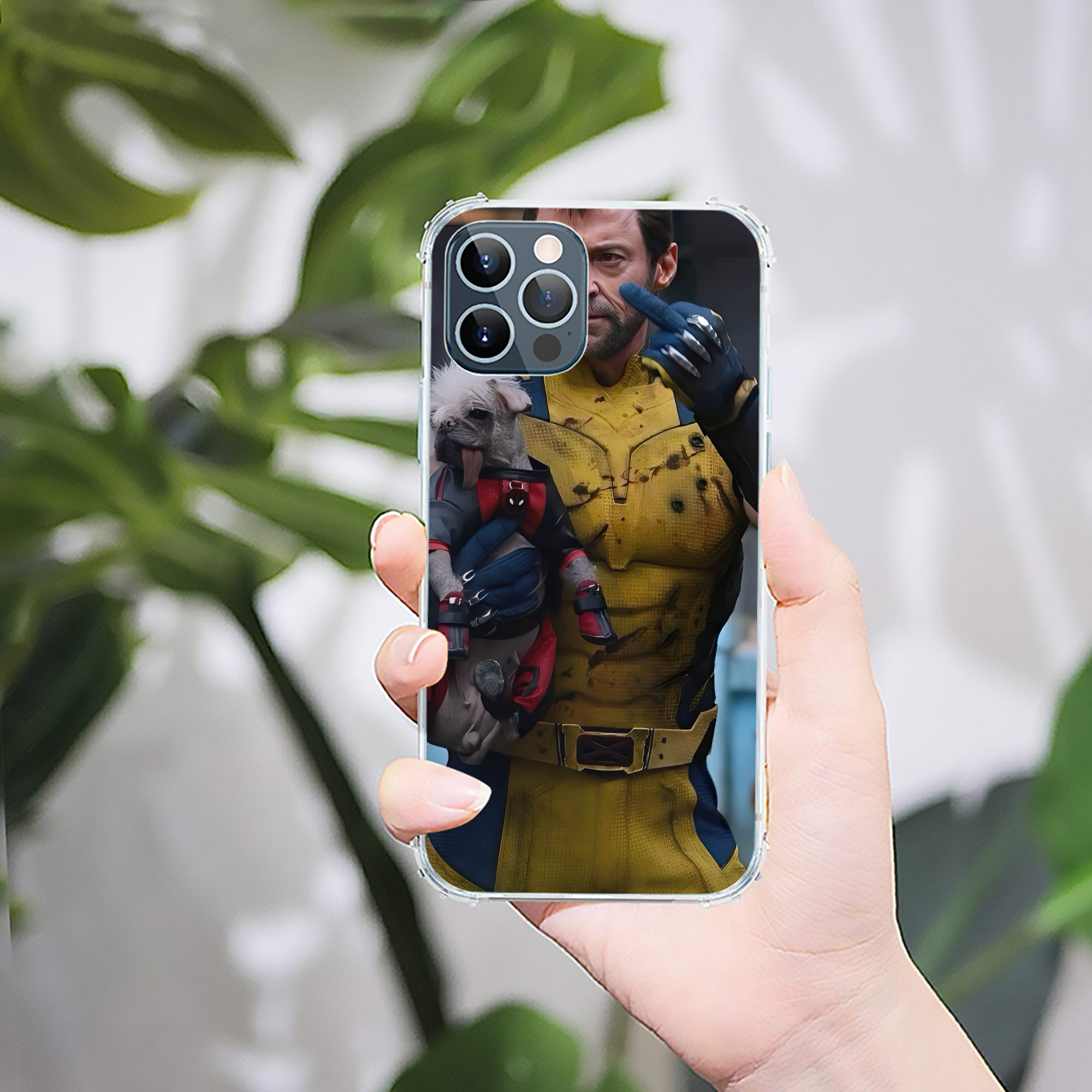 （画像用） Deadpool デッドプール 【iPhone 12シリーズ対応】透明スマホケース（クリアソフトケース）
